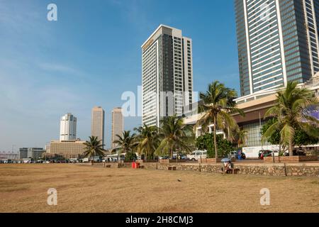 Sri Lanka, Colombo, ville, Stadt, city, bâtiment, Gebäude, building, plage, Strand, beach Stock Photo