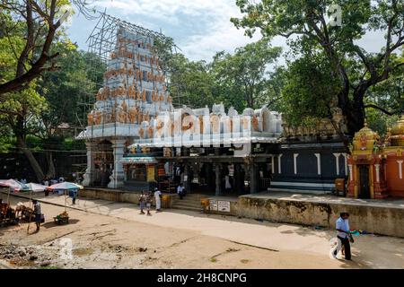 Sri Lanka, province du centre, Centrale Province, Badulla district, Bandarawela, temple Indou, Indou Tempel, Hindu temple Stock Photo