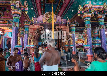 Sri Lanka, Northern Province, Province du Nord, Nördliche Provinz, Nainativu Island, temple hindou, hindischer tempel, hindu temple Stock Photo