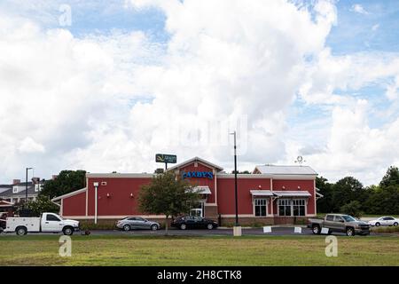 Waynesboro, Ga USA - 07 01 21: Zaxbys fast food chicken restaurant Stock Photo