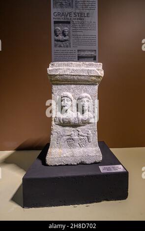 Antakya, Hatay Region, Turkey. Ancient antique statues exhibited in the Antakya Archaeology Museum Stock Photo