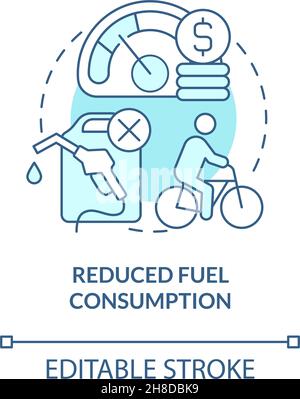 REDUCE icon as concept of reduced consumption Stock Vector Image & Art ...