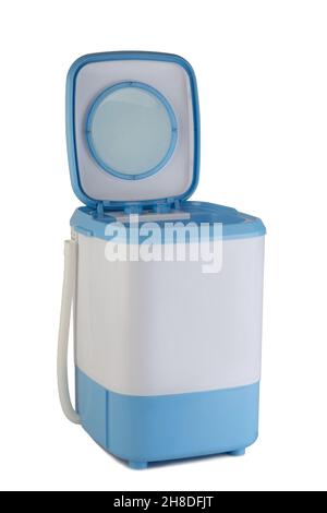 Small washing machine isolated on white background Stock Photo