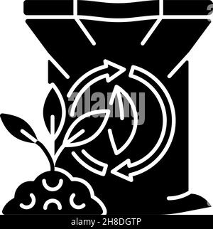 Compost icon vector, filled flat sign, solid pictogram isolated on ...