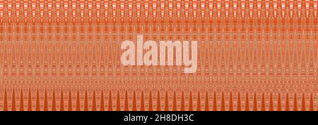Bright brown and orange patterned illustration background Stock Photo