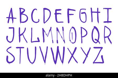 multicolored graffiti elements set spray paint arrow line paint Stock Vector