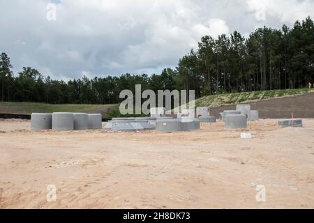 Augusta, Ga USA - 07 01 21: Construction site Stock Photo