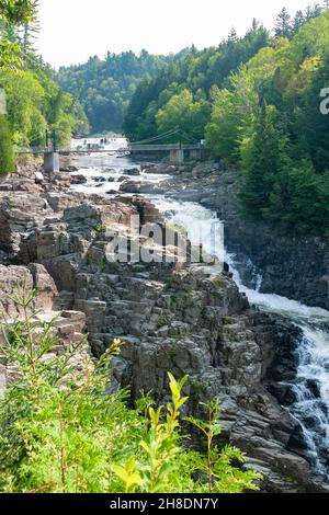 St Anne Beaupre Canyon of the North Quebec Canada Stock Photo