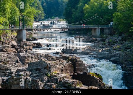 St Anne Beaupre Canyon of the North Quebec Canada Stock Photo