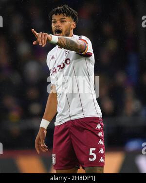 Aston Villa's Tyrone Mings during the Premier League match at the Gtech ...