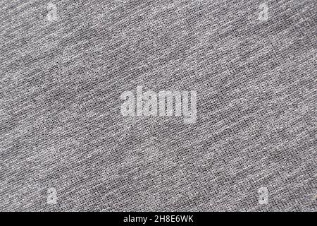 Gray Cotton cloth pattern close up Stock Photo