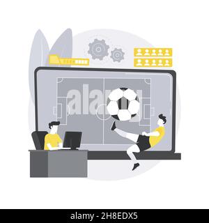 Sports games abstract concept vector illustration. Stock Vector