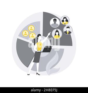 Audience segmentation abstract concept vector illustration Stock Vector ...