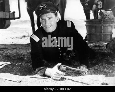 ERROL FLYNN as Jeb Stuart in SANTA FE TRAIL 1940 director MICHAEL CURTIZ original screenplay Robert Buckner costume design Milo Anderson music Max Steiner Warner Bros. Stock Photo