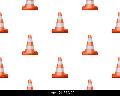 traffic cones with warning sign vector set illustration Stock Vector Image  & Art - Alamy