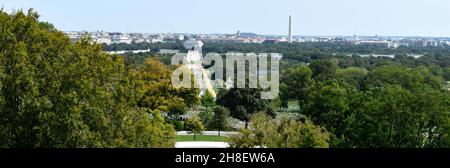 Panoramic Picture of our Capital Washington DC Stock Photo