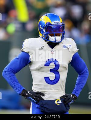 Los Angeles Rams wide receiver Odell Beckham Jr. (3) celebrates after  scoring a touchdown during an NFL game against the Jacksonville Jaguars,  Sunday Stock Photo - Alamy