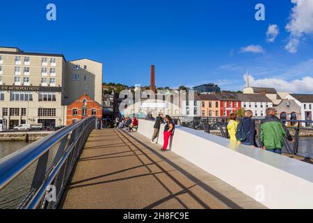 Mary Elmes Bridge, River Lee, Cork City, County Cork, Ireland Stock Photo