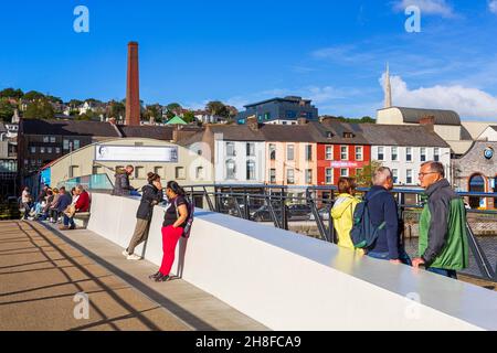 Mary Elmes Bridge, River Lee, Cork City, County Cork, Ireland Stock Photo