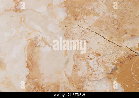 Orange marble texture background banner top view. Tiles natural stone floor with high resolution. Luxury abstract patterns. Marbling design for banner Stock Photo