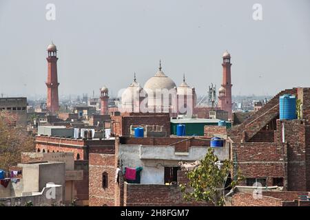 The panoramic view of Lahore, Punjab province, Pakistan Stock Photo