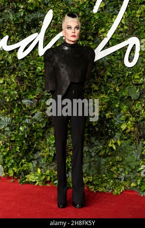 Daphne Guinness attends The Fashion Awards 2021 at Royal Albert Hall. London, UK. 29/11/2021 Stock Photo