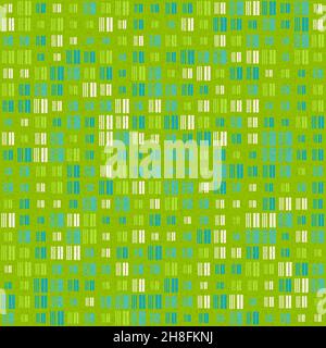 Abstract Geometrical generative computational art illustration Stock Vector
