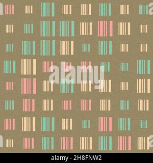 Abstract Geometrical generative computational art illustration Stock Vector