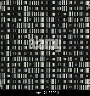 Abstract Geometrical generative computational art illustration Stock Vector