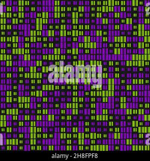 Abstract Geometrical generative computational art illustration Stock Vector
