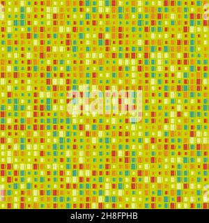 Abstract Geometrical generative computational art illustration Stock Vector