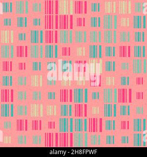 Abstract Geometrical generative computational art illustration Stock Vector