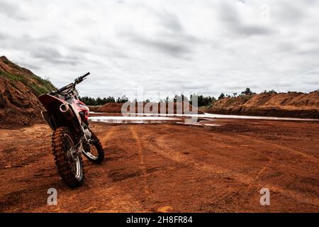 Dirt Bike Adventure Stock Photo