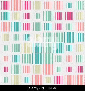 Abstract Geometrical generative computational art illustration Stock Vector