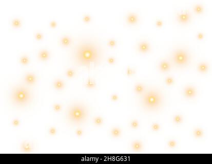 Sunlight a translucent special design of the light effect. Vector illustration. Stock Vector