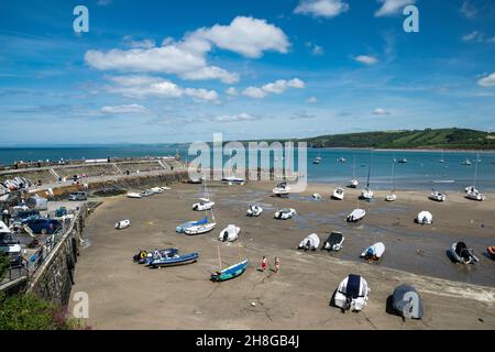 Cei Newydd or New Quay in Ceredigion mid Wales UK Stock Photo