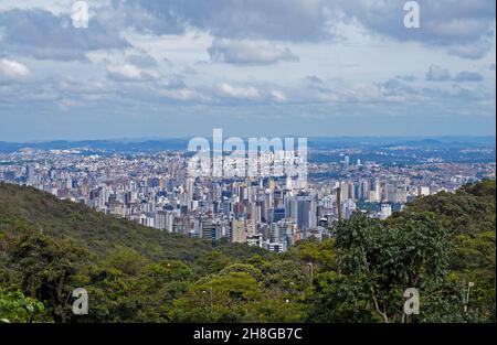 Panoramic view of Belo Horizonte, Minas Gerais, Brazil Stock Photo