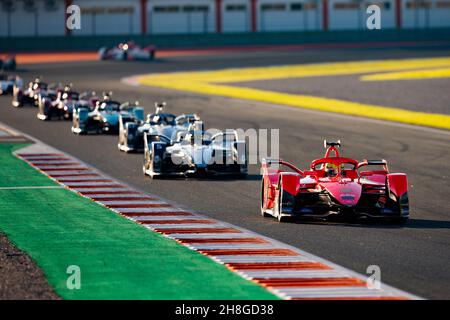 29 Sims Alexander (gbr), Mahindra Racing, Mahindra M7Electro, action during the pre-season test of the 2021-22 FIA Formula E World Championship, on the Circuit Ricardo Tormo from November 28 to December 2, 2021 in Valencia, Spain - Photo Joao Filipe / DPPI Stock Photo