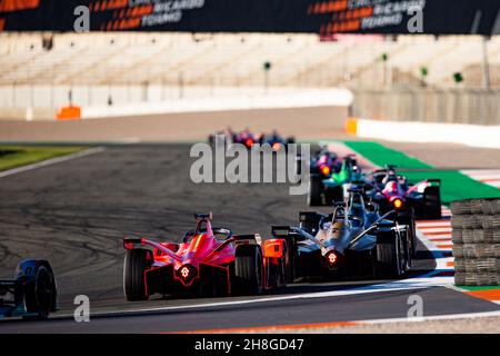 29 Sims Alexander (gbr), Mahindra Racing, Mahindra M7Electro, action during the pre-season test of the 2021-22 FIA Formula E World Championship, on the Circuit Ricardo Tormo from November 28 to December 2, 2021 in Valencia, Spain - Photo Joao Filipe / DPPI Stock Photo