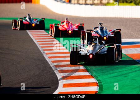 13 Da Costa Antonio Felix (prt), DS Techeetach, DS E-Tense FE21, action during the pre-season test of the 2021-22 FIA Formula E World Championship, on the Circuit Ricardo Tormo from November 28 to December 2, 2021 in Valencia, Spain - Photo Joao Filipe / DPPI Stock Photo