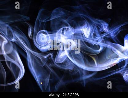 Flowing smoke background. Abstract fog texture backdrop photo Stock Photo