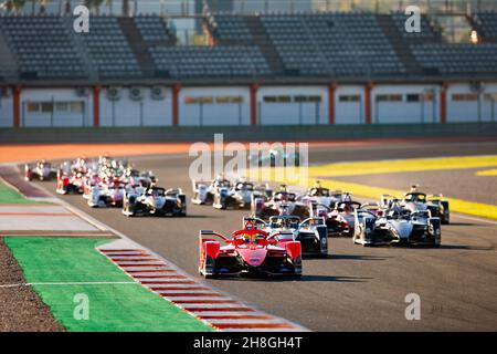 29 Sims Alexander (gbr), Mahindra Racing, Mahindra M7Electro, action during the pre-season test of the 2021-22 FIA Formula E World Championship, on the Circuit Ricardo Tormo from November 28 to December 2, 2021 in Valencia, Spain - Photo: Joao Filipe/DPPI/LiveMedia Stock Photo