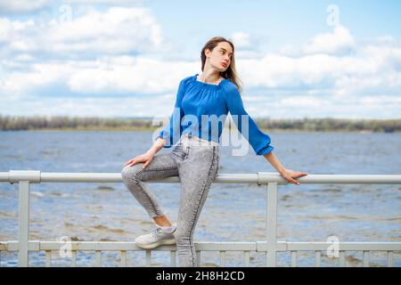 Collection of woman poses wearing jeans Stock Photo by ©AsierRomeroCarballo  66614007