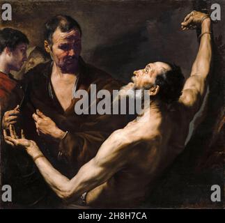 The Martyrdom of Saint Bartholomew, painting by Jusepe de Ribera, 1634 Stock Photo