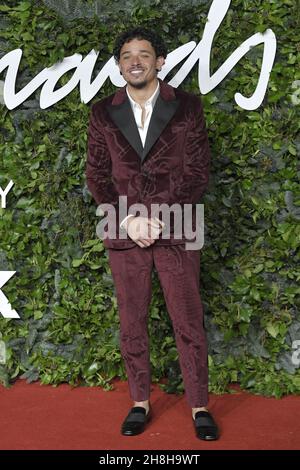 Anthony Ramos attending The Fashion Awards 2021 at the Royal Albert
