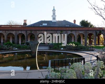 London, Greater London, England, November 28 2021: Holland Park in the autumn. Stock Photo