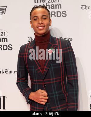 November 29, 2021, New York, New York, United States: Joshua Caleb Johnson attends the 2021 Gotham Awards at Cipriani Wall Street  (Credit Image: © Lev Radin/Pacific Press via ZUMA Press Wire) Stock Photo