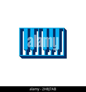 isometric. 3d sign isolated on white background. Stock Vector