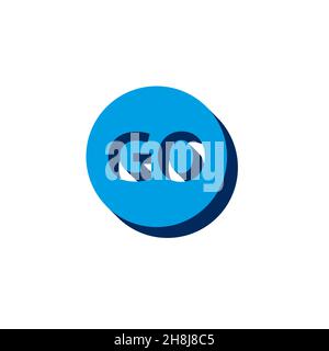 isometric. 3d sign isolated on white background. Stock Vector