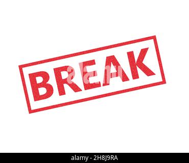 take a break. grunge vintage take a break square stamp. take a break stamp. Stock Vector